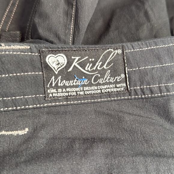 Kuhl Women’s Black Splash Cargo Activewear 11” Shorts W1273 Sz 6 - Picture 8 of 10